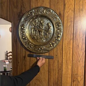 Gold Decorative Wall Plate